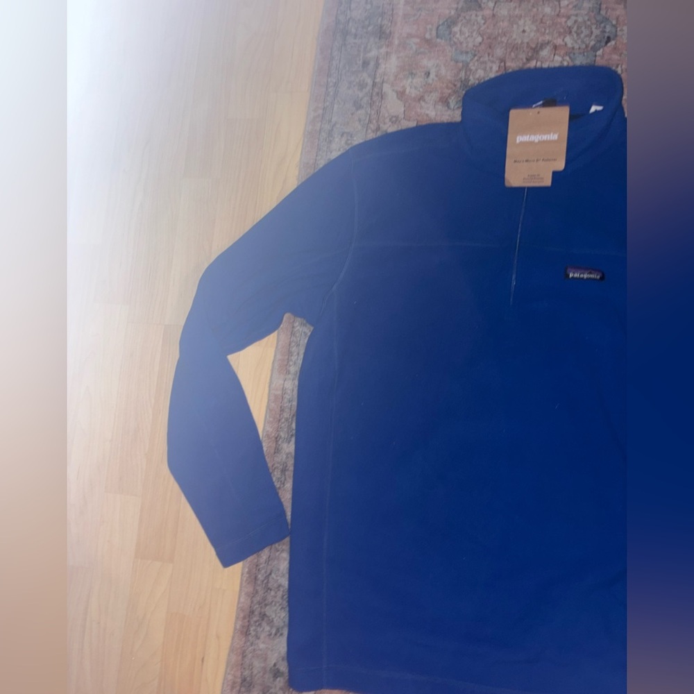 Patagonia NWT with company embroidery at back Micro D Pullover Sz XXL